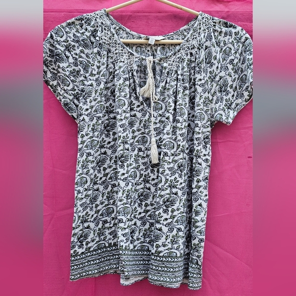 Lucky Brand Floral Top - Picture 1 of 3
